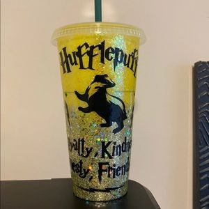Hufflepuff Starbucks tumbler